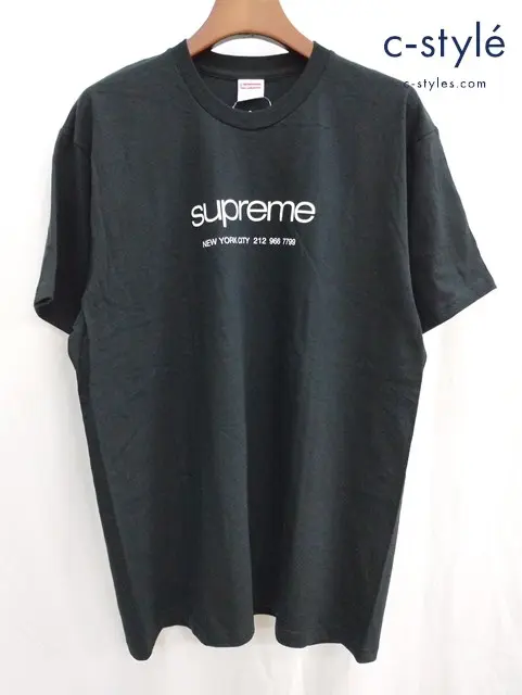 Supreme シュプリーム Tシャツ L ブラック 20SS SHOP TEE 綿100％