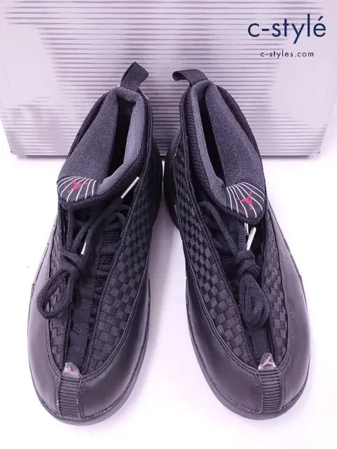 NIKE ナイキ スニーカー 25.0cm ブラック AIR JORDAN 15 136029-061