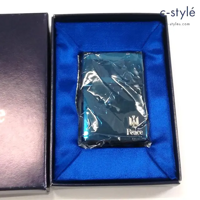 ZIPPO ジッポー オイルライター Peace ピース ブルー 2003 喫煙具 嗜好品