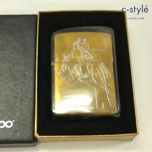 ZIPPO ジッポー オイルライター WINDY Girl ウィンディガール ゴールド 1994 喫煙具 嗜好品