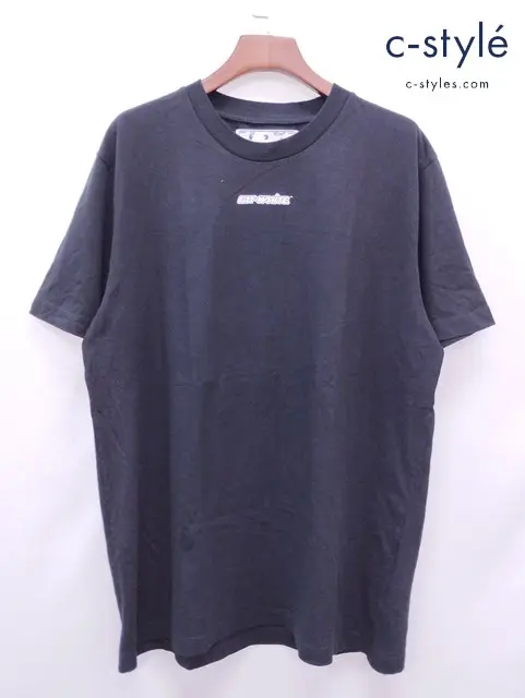 OFF WHITE オフホワイト Tシャツ XXL ブラック 綿100% OMAA027E20JER005