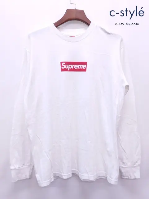 Supreme シュプリーム Tシャツ M ホワイト 綿100% USA製 長袖