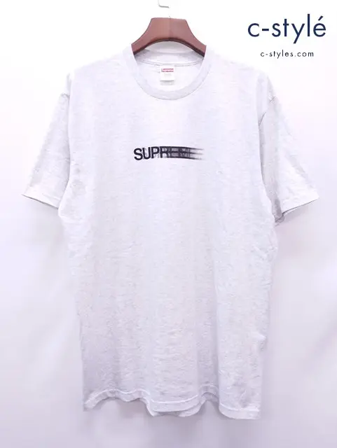 Supreme シュプリーム Tシャツ L ライトグレー 半袖 USA製