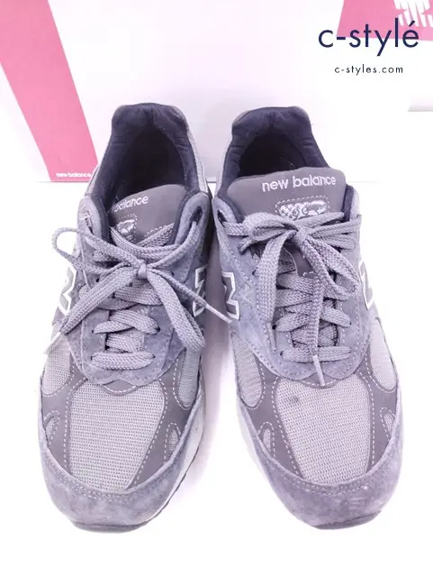 NEW BALANCE ニューバランス スニーカー 27.5cm ダークグレー系 USA製 MR993GRC