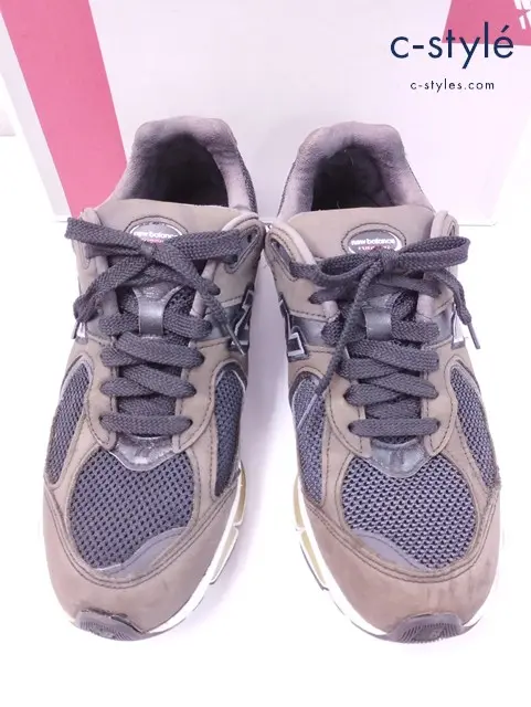 NEW BALANCE ニューバランス スニーカー 27.5cm ブラウン系 USA製 MR2002B