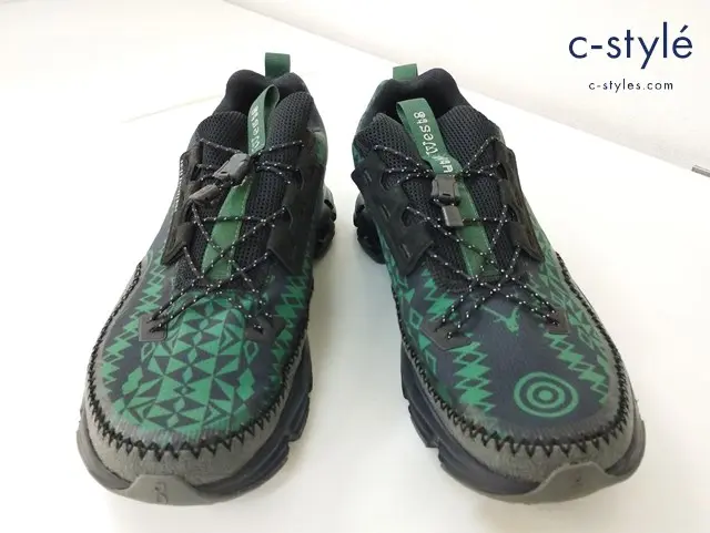 On×South2 West8 オン×サウスツーウエストエイト スニーカー 28cm ブラック×グリーン 92.98187