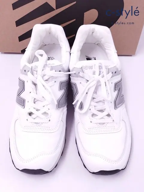 NEW BALANCE ニューバランス スニーカー USA8 ホワイト×グレー OU576WSI WHITE