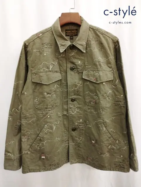 PHERROW’S フェローズ フィールドジャケット 38 カーキ 21S-P43J