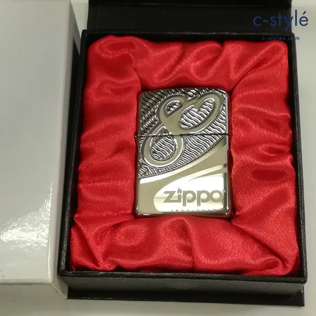 ZIPPO ジッポー オイルライター アーマー 80周年 限定版 ブラック系 1932-2012 喫煙具