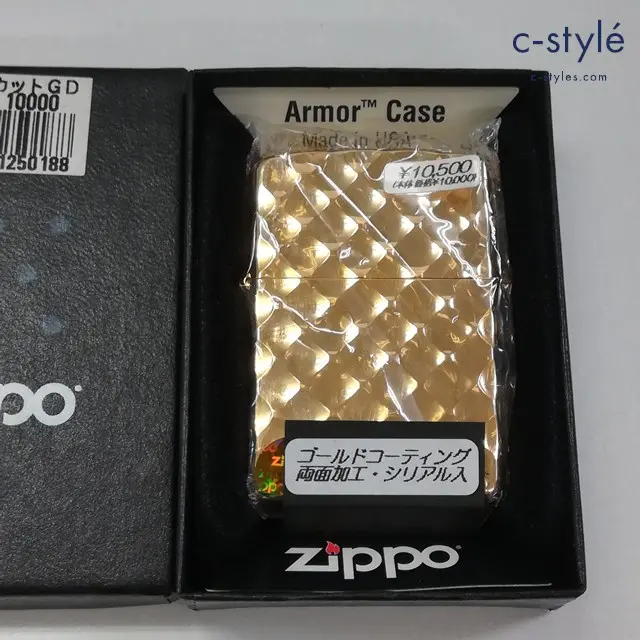 ZIPPO ジッポー オイルライター ディンプルカットGD アーマー ゴールド 2012 喫煙具 嗜好品