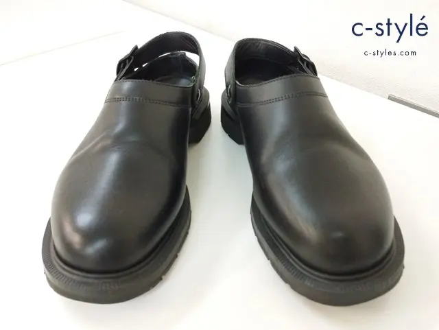 SOLOVAIR ソロヴェアー レザーサンダル 4・1/2 ブラック レディース