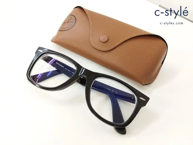 Ray-Ban レイバン メガネ 52□22 150 ブラック RB2140-F WAYFARER 度入り