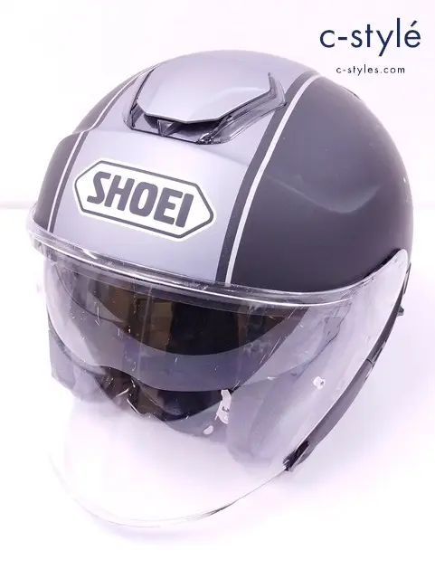 SHOEI ショウエイ ヘルメット XL 61cm ブラック×グレー J-Cruise CORSO バイク用品