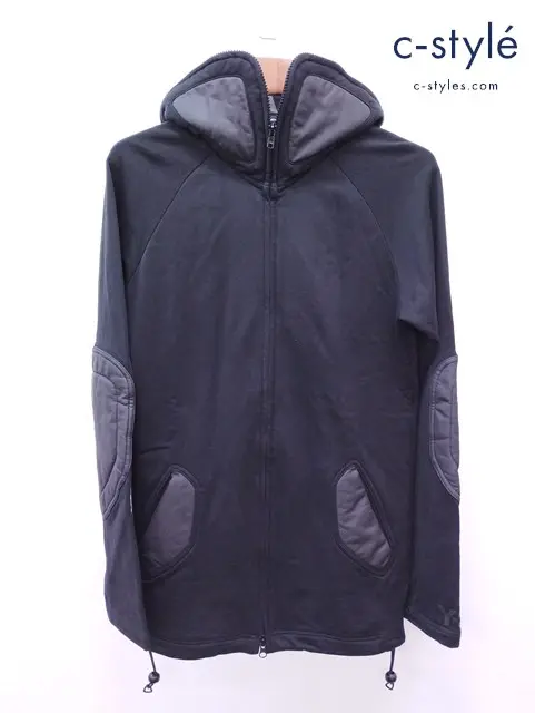 Y-3×adidas ワイスリー×アディダス ジャケット XS ブラック Core FT Hoodie CF0389