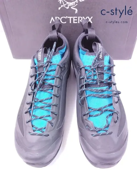 ARC’TERYX アークテリクス スニーカー 27cm ブラック×ブルー ACRUX2 FL GTX アウトドア