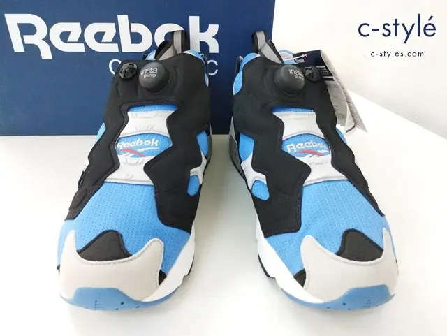 Reebok リーボック スニーカー 28cm ブルー×ブラック INSTA PUMP FURY OG M48756