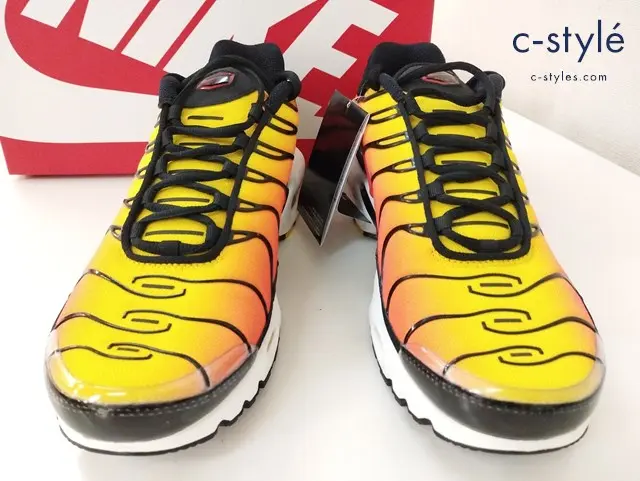 NIKE ナイキ スニーカー 27.0cm オレンジ系×ブラック AIR MAX PLUS HF0552-001