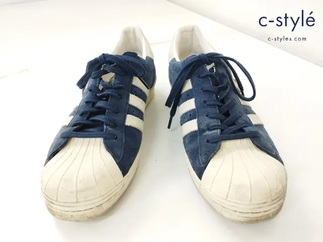 adidas アディダス スニーカー 27.0cm ネイビー AQ5351 SUPERSTAR スウェード