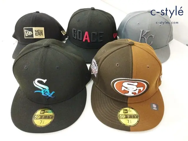 NEW ERA ニューエラ キャップ 7・3/8 7・1/4 SMALL/MEDIUM MLB 計5点