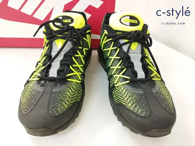 NIKE ナイキ スニーカー 27.5cm ブラック×イエロー AIR MAX 95 ULTRA JCRD 749771-007