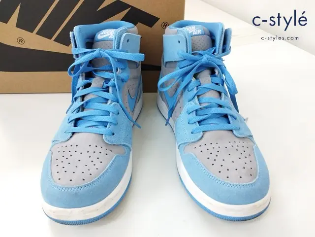 NIKE ナイキ スニーカー 28cm ライトブルー AIR JORDAN 1 DV1307-014 ハイカット