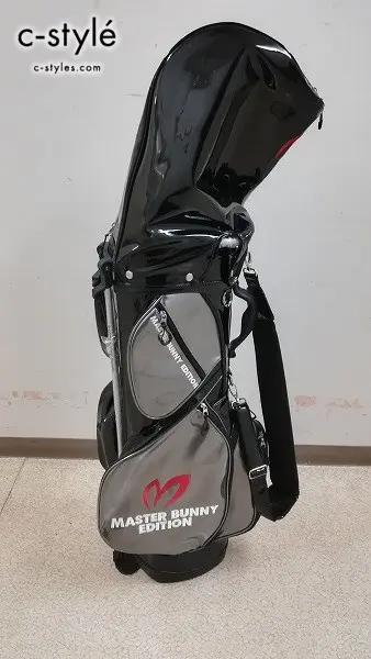 MASTER BUNNY EDITION マスターバニーエディション キャディバッグ ブラック×シルバー