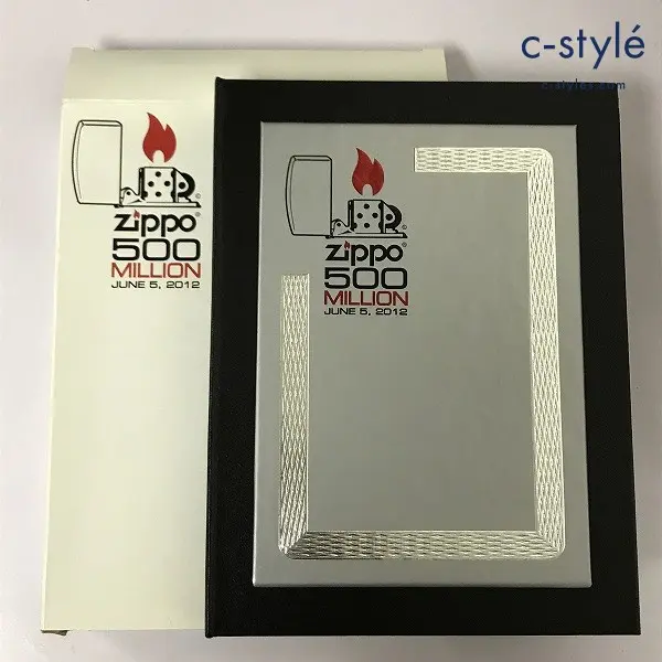 ZIPPO ジッポー 500 MILLION ARMOR JUNE 5 2012 9094 シルバー プレート付