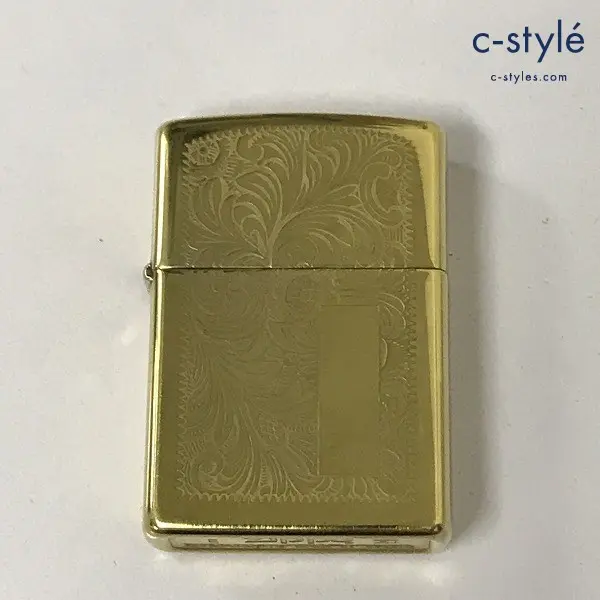 ZIPPO ジッポー オイルライター Venetian Solid Brass ゴールド 1995