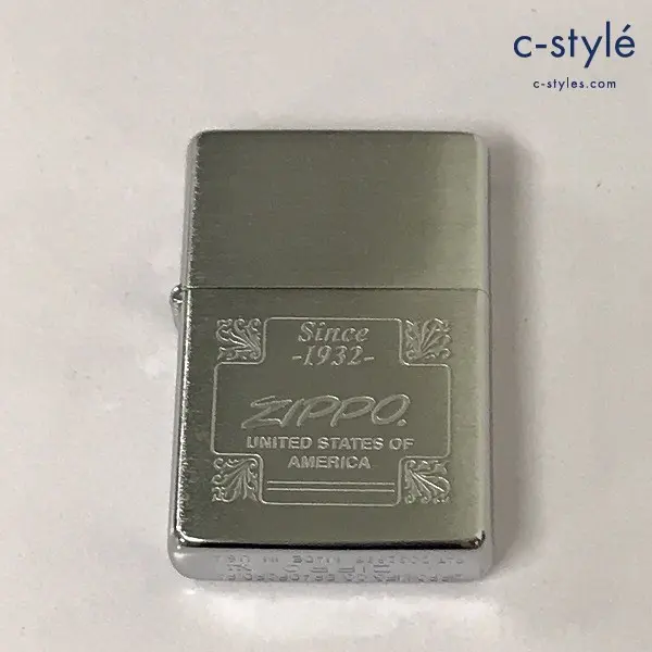 ZIPPO ジッポー オイルライター UNITED STATES OF AMERICA Since 1932 シルバー 1995