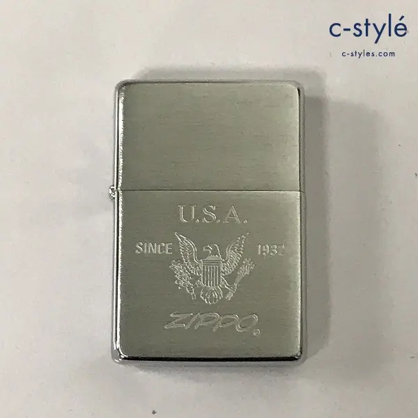 ZIPPO ジッポー オイルライター U.S.A. SINCE 1932 シルバー 1995