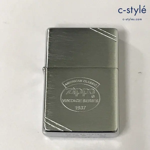 ZIPPO ジッポー オイルライター AMERICAN CLASSIC VINTAGE SERIES 1937 シルバー 1995