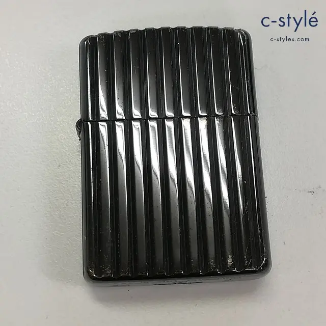 ZIPPO ジッポー オイルライター アーマー ストライプ ブラック系 2005 ARMOR STRIPE