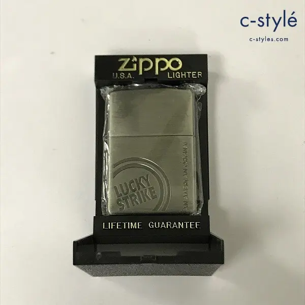 ZIPPO ジッポー オイルライター LUCKY STRIKE AN AMERICAN ORIGINAL シルバー 2004