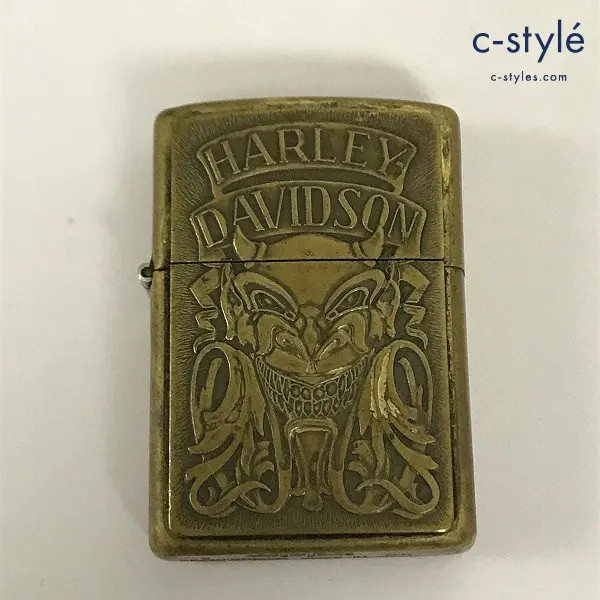 ZIPPO ジッポー オイルライター HARLEY-DAVIDSON ハーレーダビッドソン ゴールド 1996