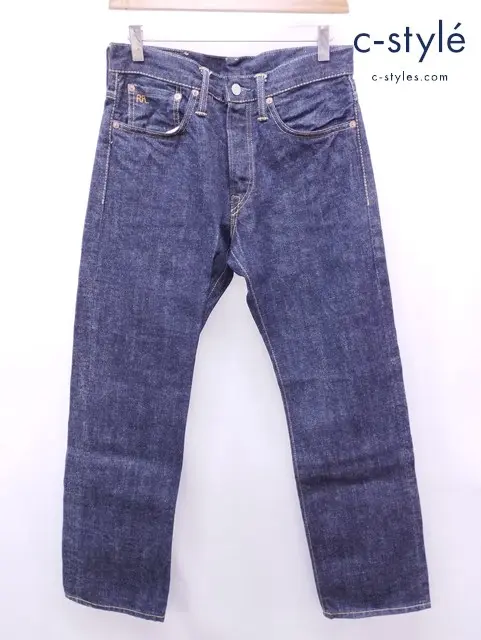 RRL ダブルアールエル デニムパンツ W29 インディゴ STRAIGHT SELVEDGE DENIM 01B-SL USA製