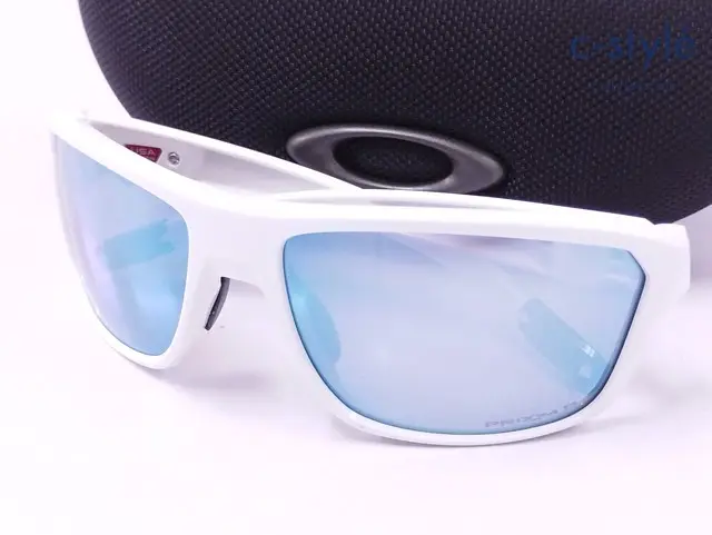 OAKLEY オークリー サングラス 64□17 ホワイト Split Shot prizm deep water polarized OO9416-0764