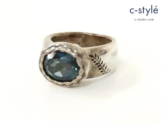 Bloody Mary ブラッディマリー Gate Ring W/London Blue Topaz リング シルバー