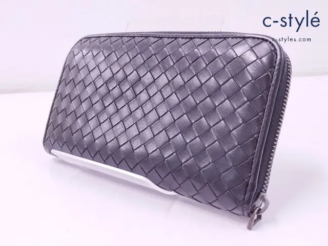 BOTTEGA VENETA ボッテガヴェネタ 長財布 ブラック イタリア製 114076