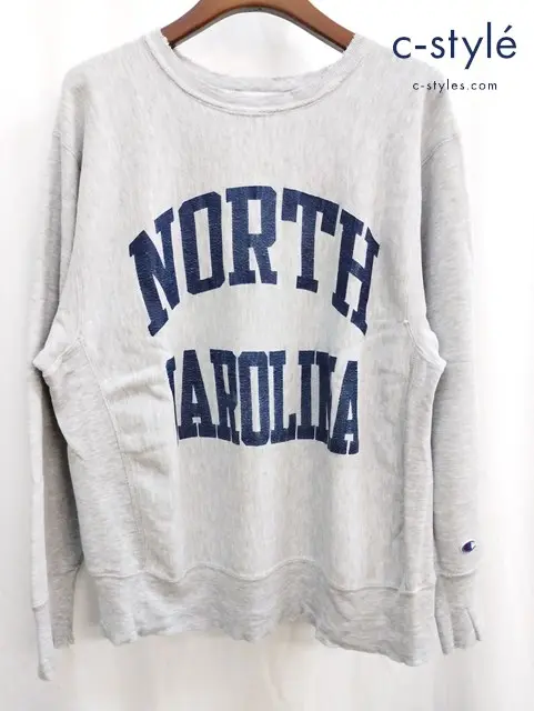 Champion チャンピオン スウェット XL ライトグレー 80’S REVERSE WEAVE プリント USA製