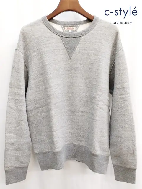 The Real McCoy’s ザ リアルマッコイズ スウェット 40 ライトグレー 綿100% 日本製