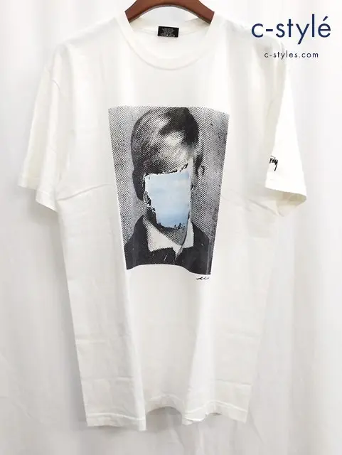 STUSSY×Tomoo Gokita ステューシー×ゴキタトモオ Tシャツ L ホワイト 綿100% 五木田智央