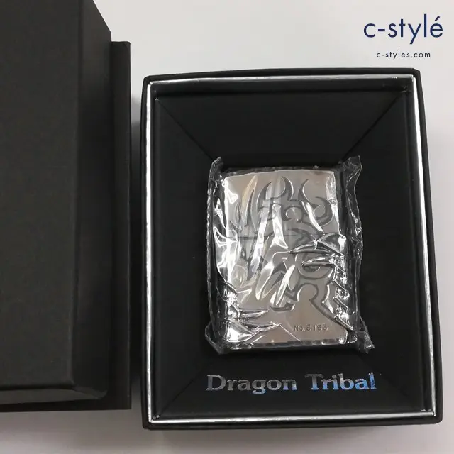 ZIPPO ジッポー オイルライター DRAGON TRIBAL シルバー 2006 メタル貼り 立体プレート