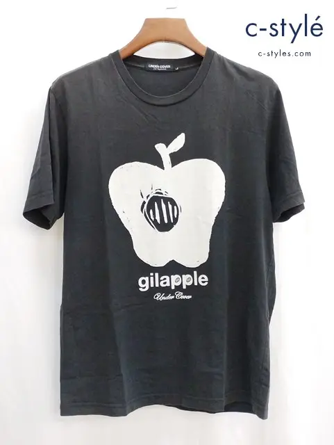 UNDERCOVER アンダーカバー Tシャツ L ブラック gilapple 綿100% プリント