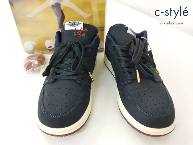 EASTSIDE GOLF×NIKE AIRJORDAN 1 LOW SP スニーカー 23.5cm ネイビー系 DV1759-448 レディース