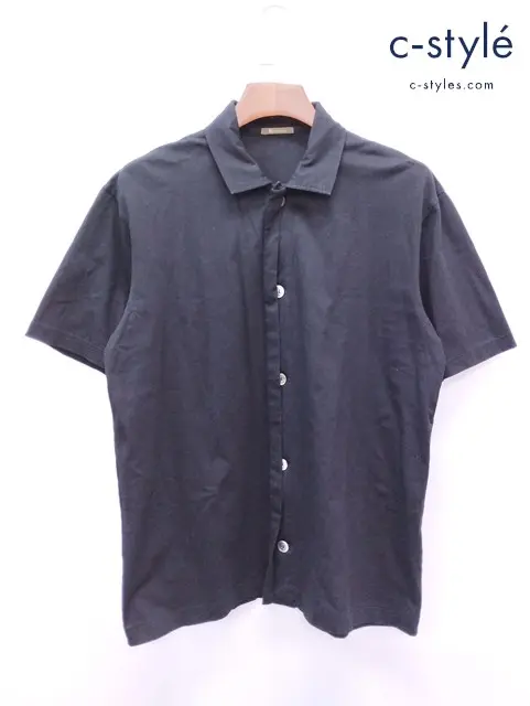 Y’s for men ワイズフォーメン シャツ ブラック MU-T23-021 綿100％ 山本耀司 Yohji Yamamoto