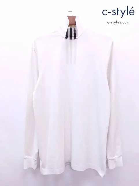 Y-3 ワイスリー ハイネックTシャツ S ホワイト DP0483 カットソー adidas Yohji Yamamoto