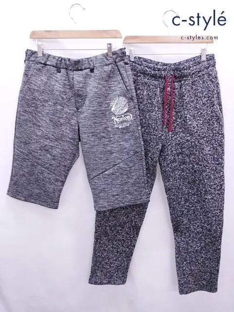 Norton ノートン ロングパンツ ハーフパンツ XL ブラック×グレー系