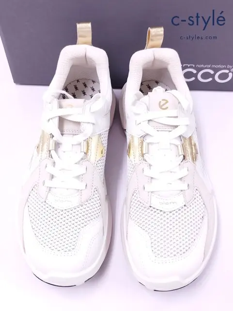 ecco エコー スニーカー 24.0cm ホワイト系 BIOM 2.2 W 830773 60939 レディース