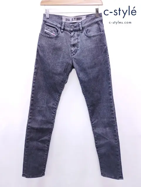 DIESEL ディーゼル デニムパンツ W26 ブラック系 D-STRUKT JOGG 069YQ