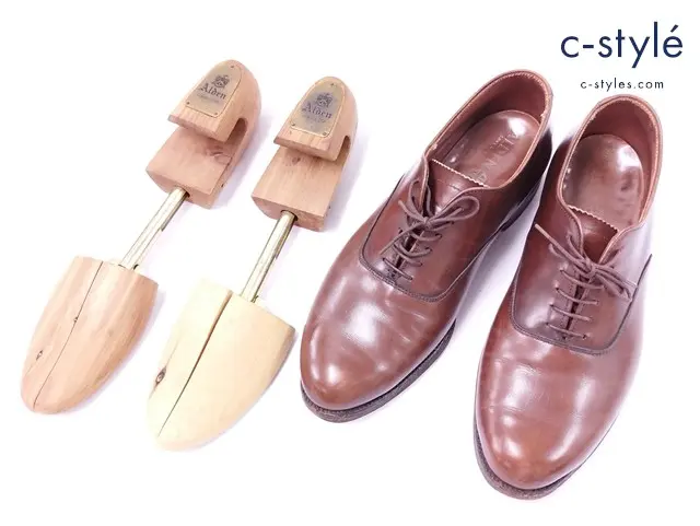 Alden オールデン レザーシューズ 6・1/2 ブラウン シューツリー S ベージュ シューキーパー